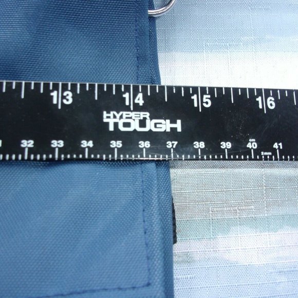 NEW VINTAGE AMERICAN CAMPER BLUE SATCHEL BAG BACKPACK LARGE SI240 - Picture 9 of 12